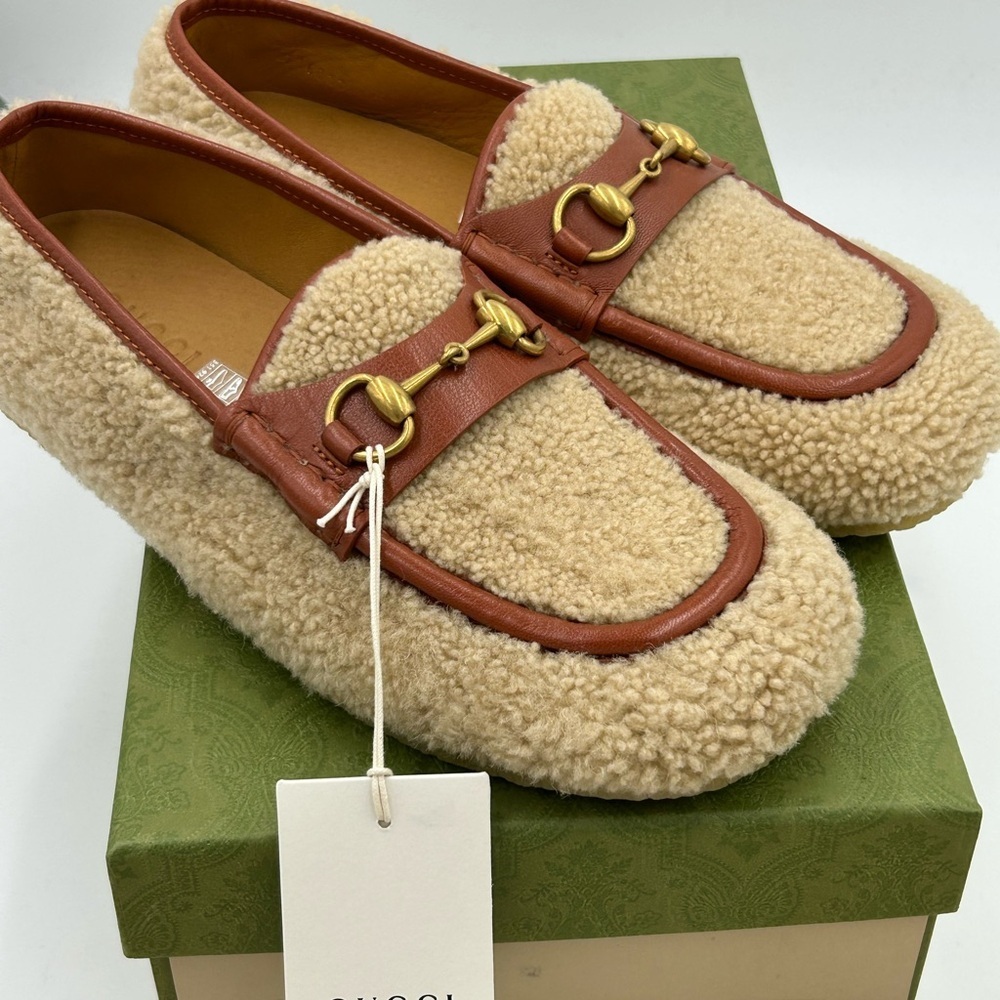 Men's Gucci, Fria horse bit wool loafers size 9.5 made in Italy - Picture 10 of 10